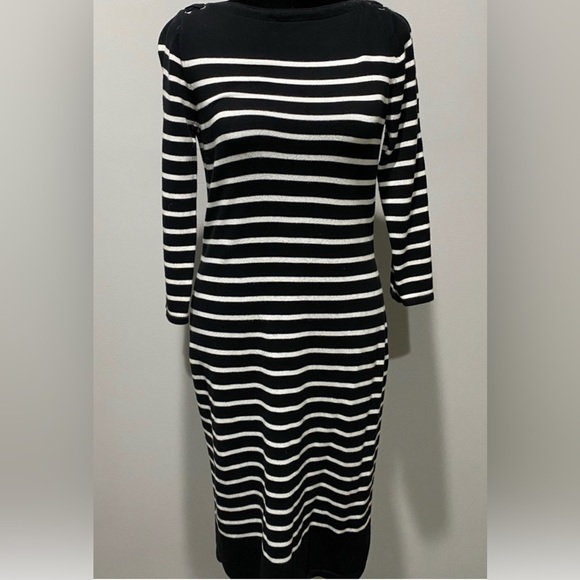 Lauren Ralph Lauren dress, size S/P, black/white - Picture 2 of 5
